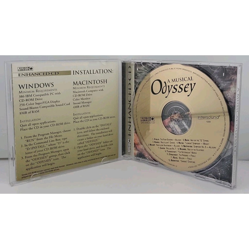 A Musical Odyssey - A Journey Through the Classics 1995 Enhanced CD (CD-ROM)