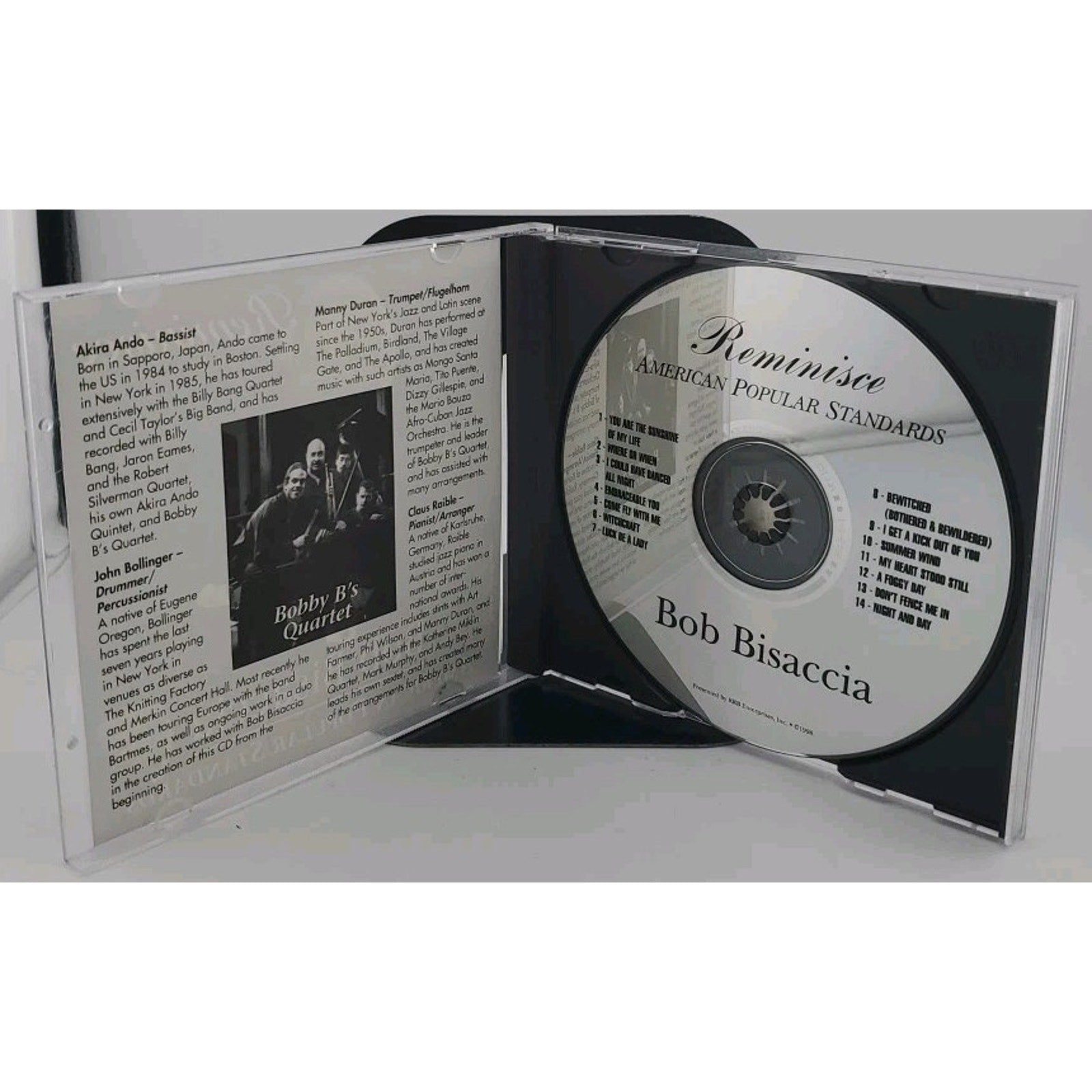 Reminisce - Bob Bisaccia - American Popular Standards CD