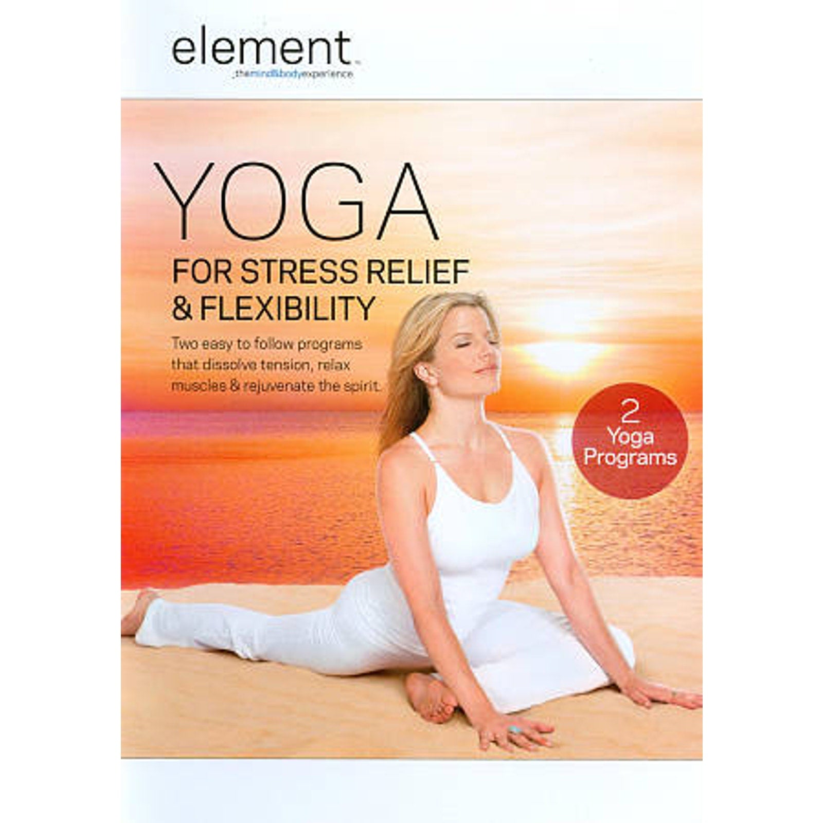 Element: Yoga for Stress Relief Flexibility (DVD, 2010)