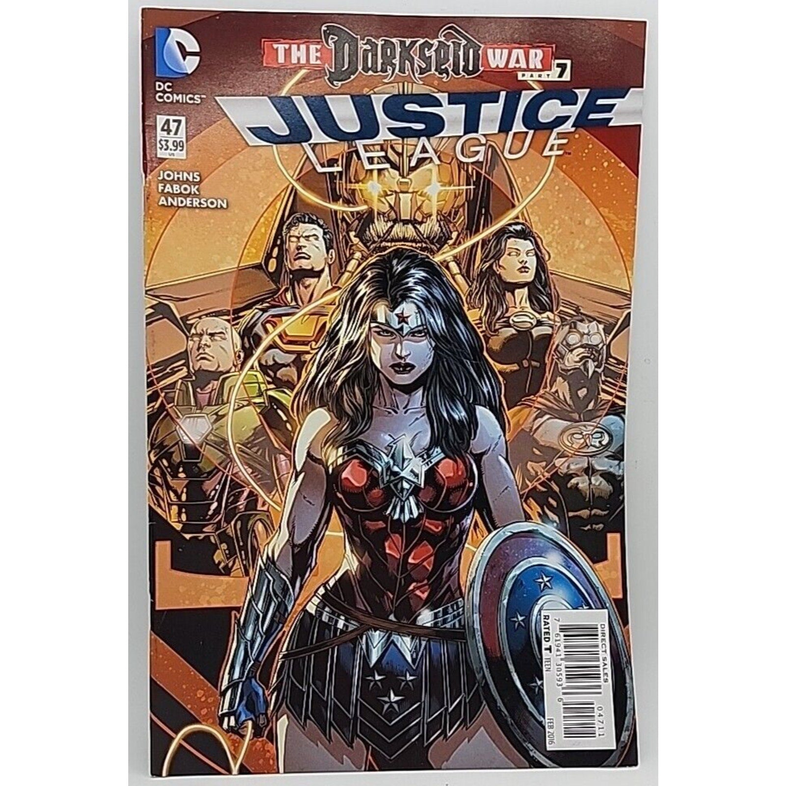 DC Comics Justice League #47 2016 The Darkseid War