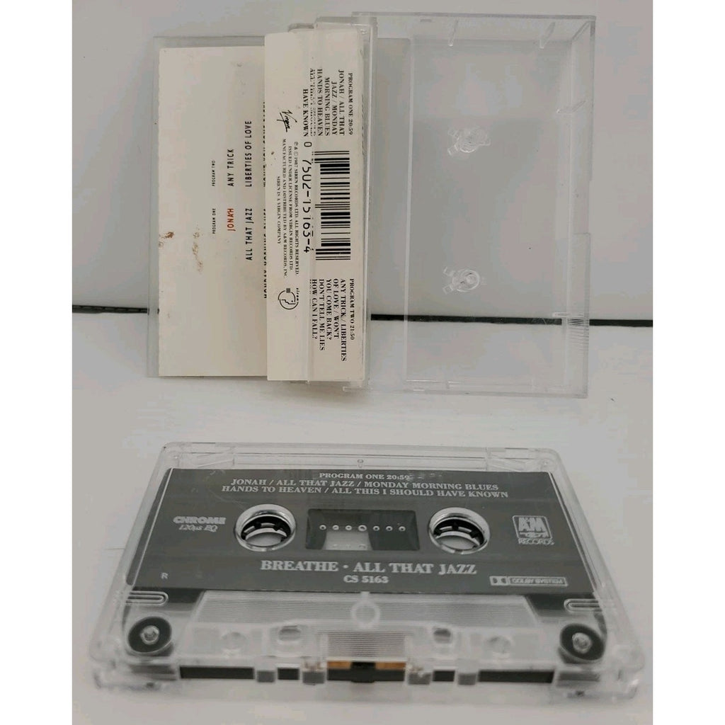 All That Jazz by Breathe (2 - UK) (Cassette, 1988, A&M (USA)) - Clear Tape