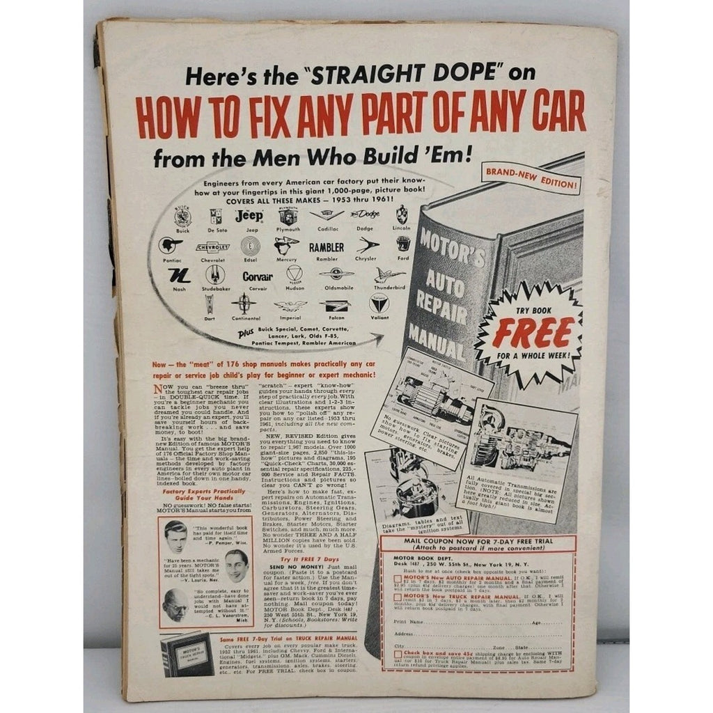 Cars Automotive Magazine July 1961