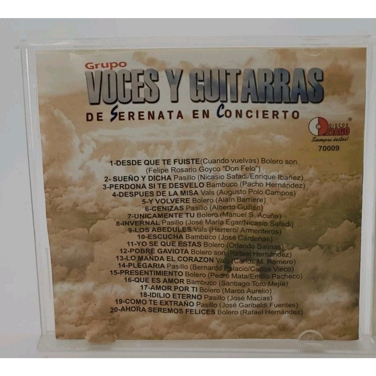 Grupo Voces Y Guitarras De Serenata En Concierto (CD, 2016)