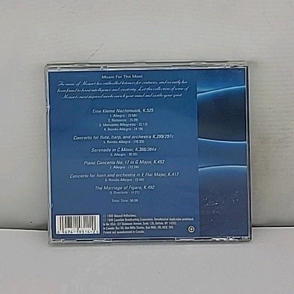 Mozart Music For The Mind - Musical Reflections - Music CD - Mozart