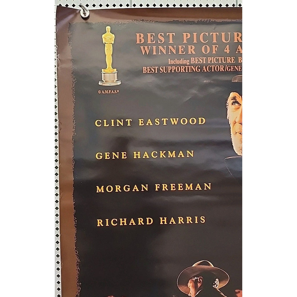 1992 Unforgiven 27x40 DS Rolled Movie Poster Clint Eastwood Warner Bros
