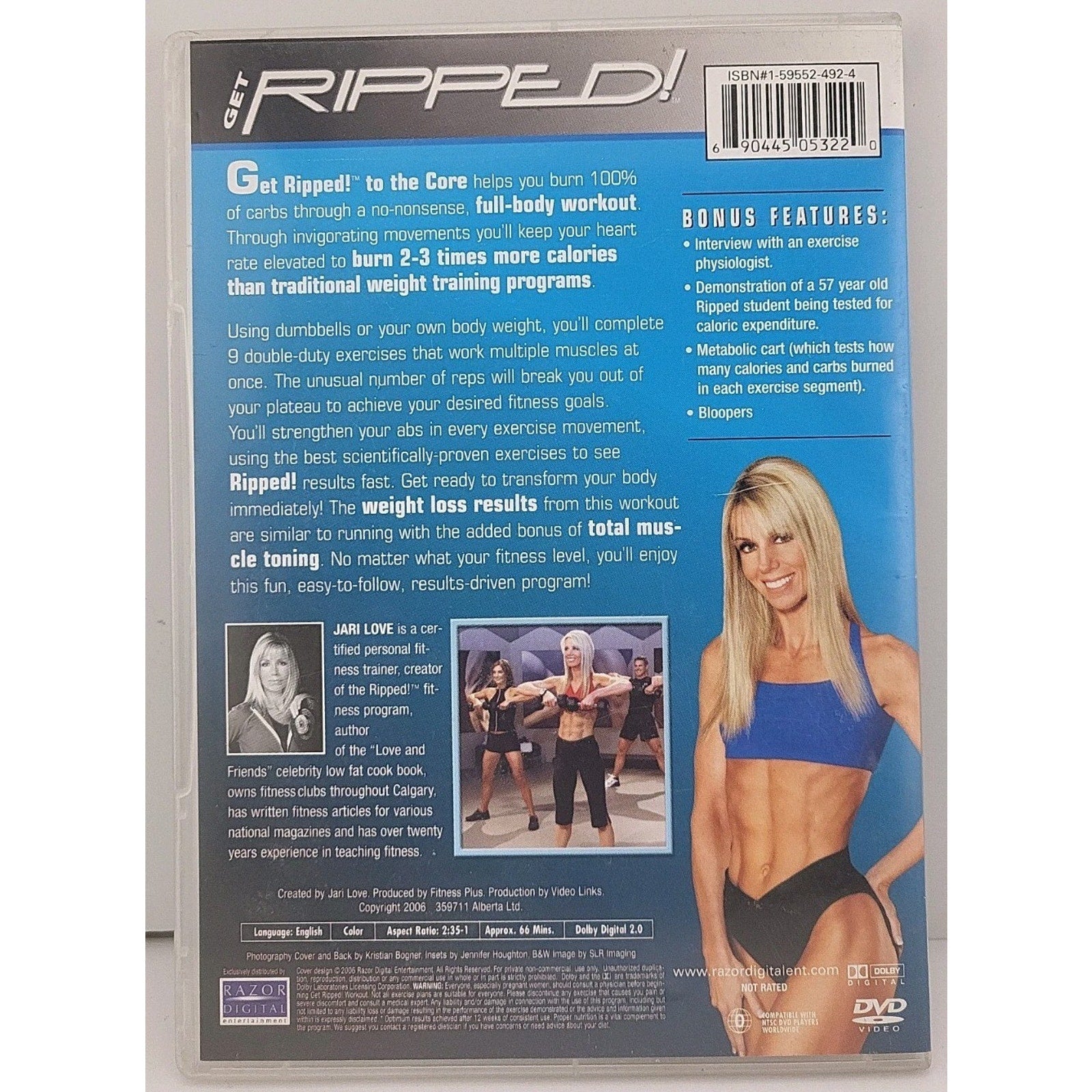 Get Ripped: Get Ripped to the Core (DVD, 2006)