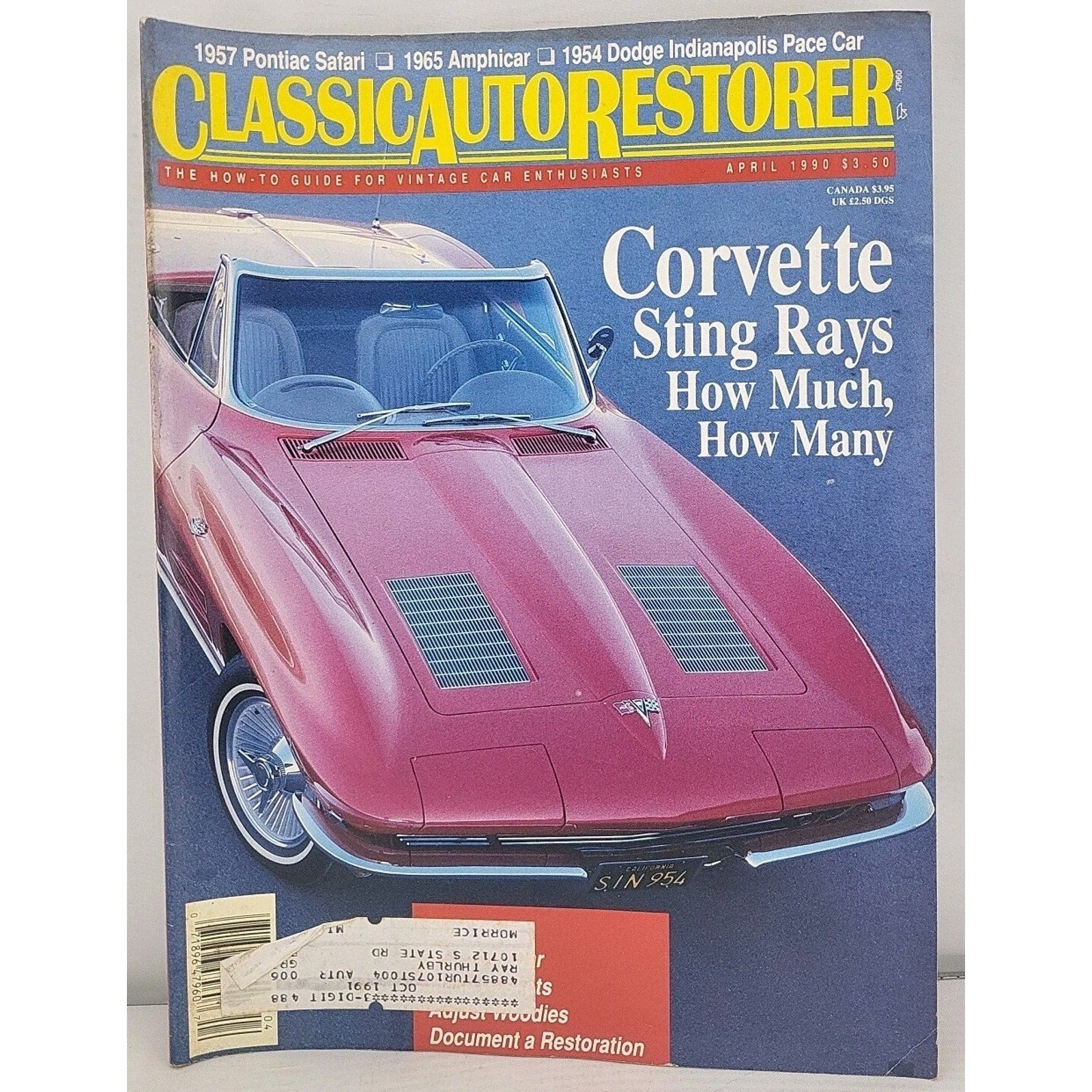 Classic Auto Restorer Magazine - April 1990 - Volume 1 Number 6