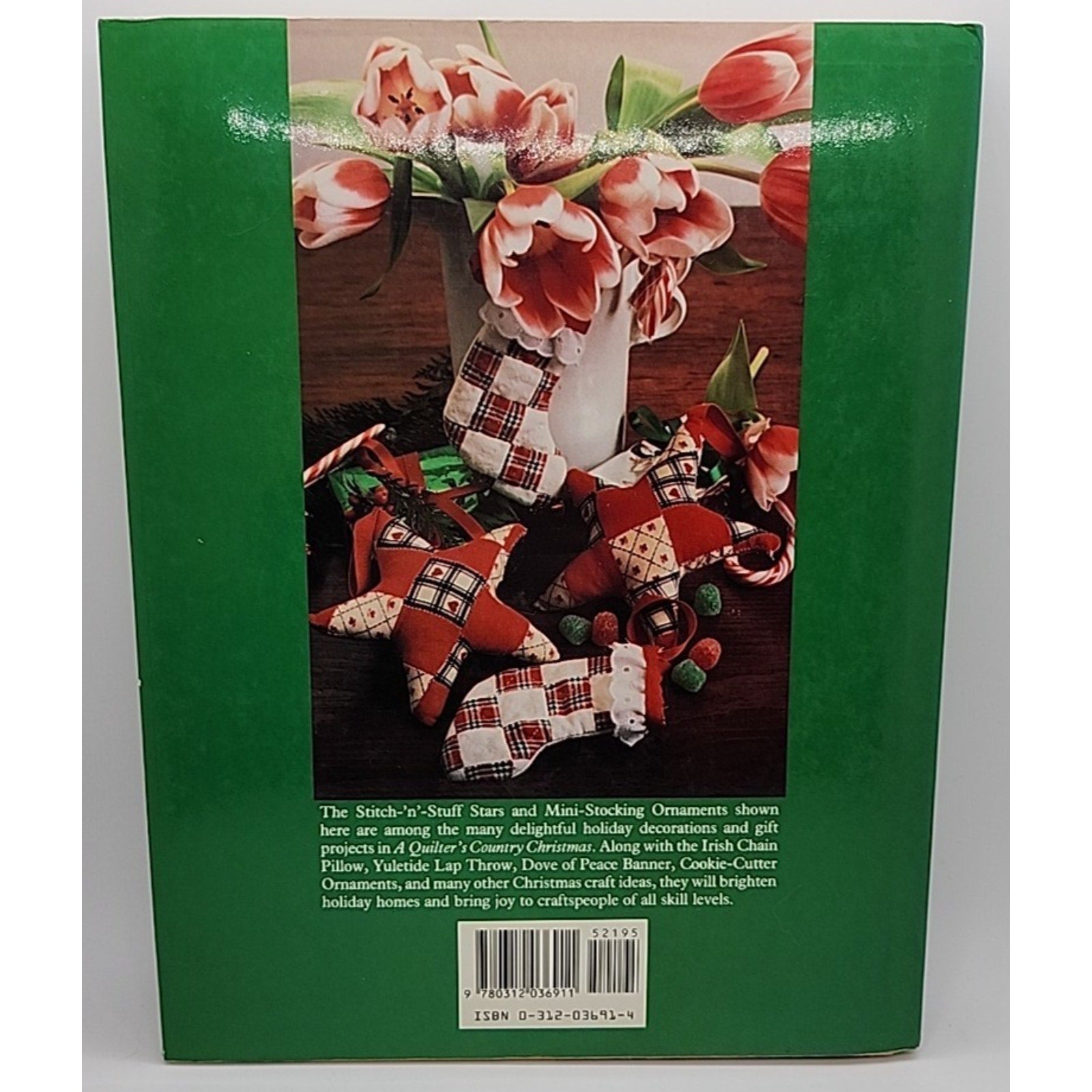 Quilter's Country Christmas by Leslie Linsley (1990, Hardcover)