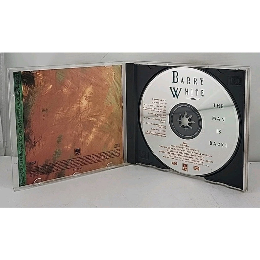 Man Is Back! by Barry White (CD, 1989)