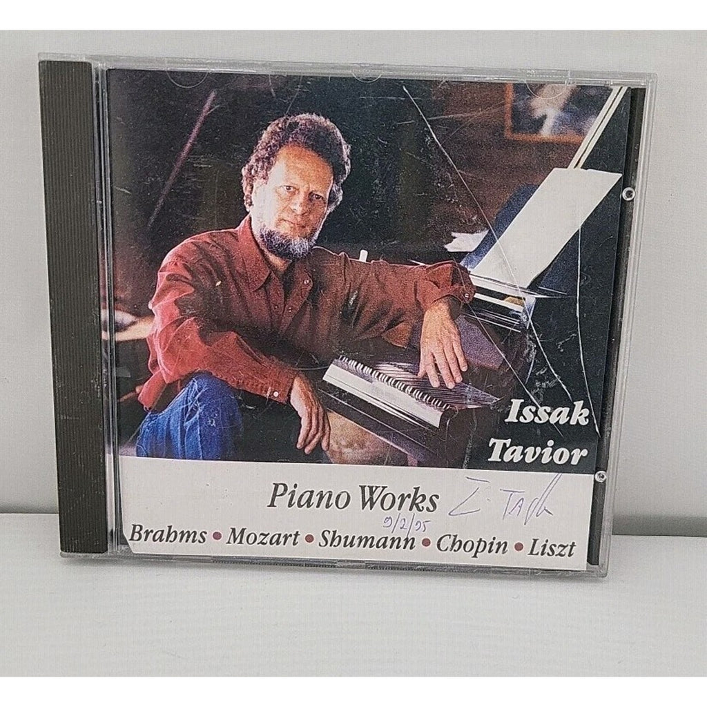 Issak Tavior Piano Works. Signed Case CD