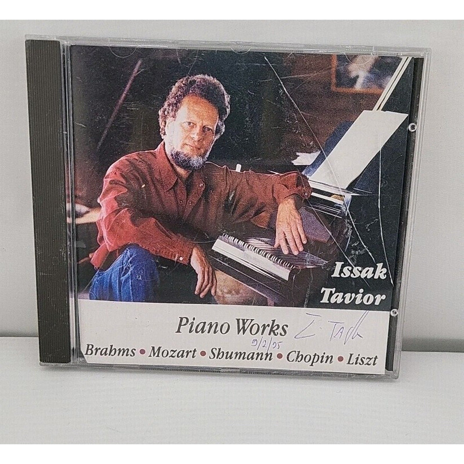 Issak Tavior Piano Works. Signed Case CD