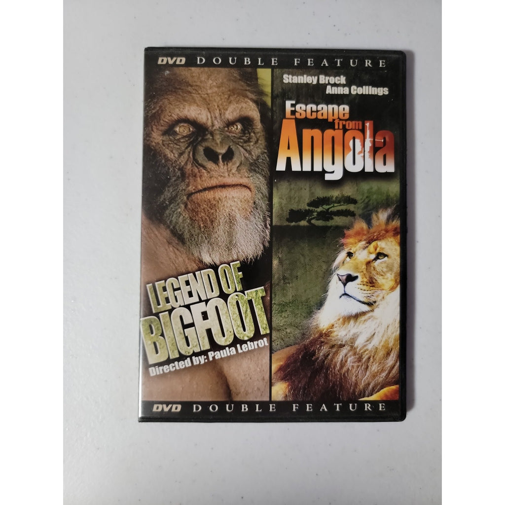 Legend Of Bigfoot & Escape From Angola (DVD, 2006, Digiview Slim Case)
