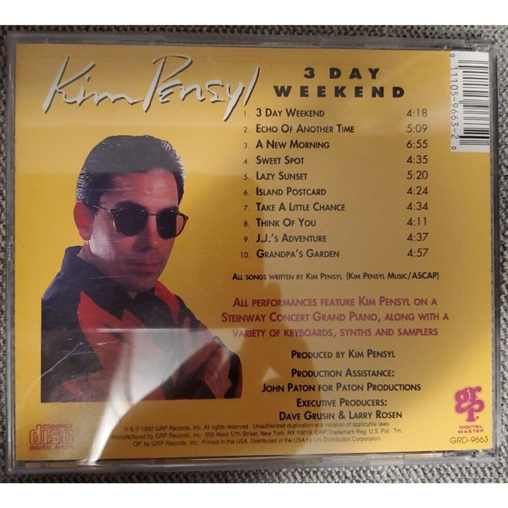 3 Day Weekend - Kim Pensyl (CD)