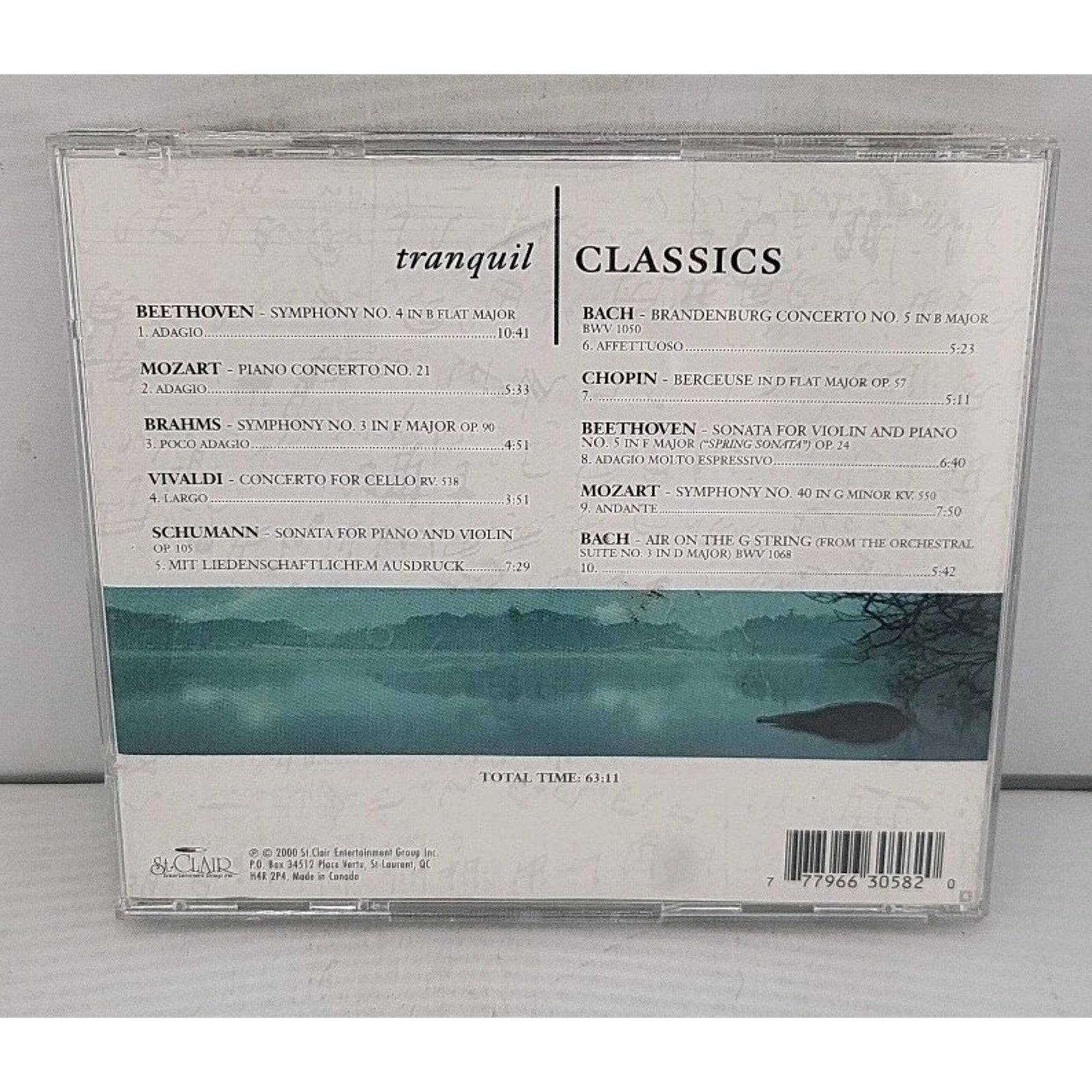 Tranquil Classics by Various (CD, 2000)