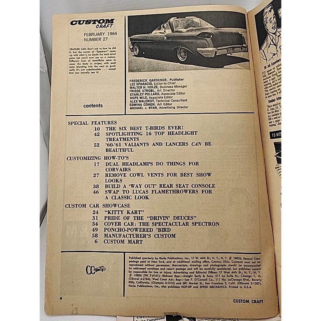 Custom Craft Magazine February 1964