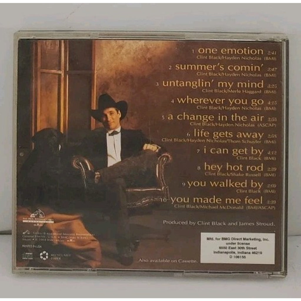 One Emotion by Clint Black (CD, 2003)