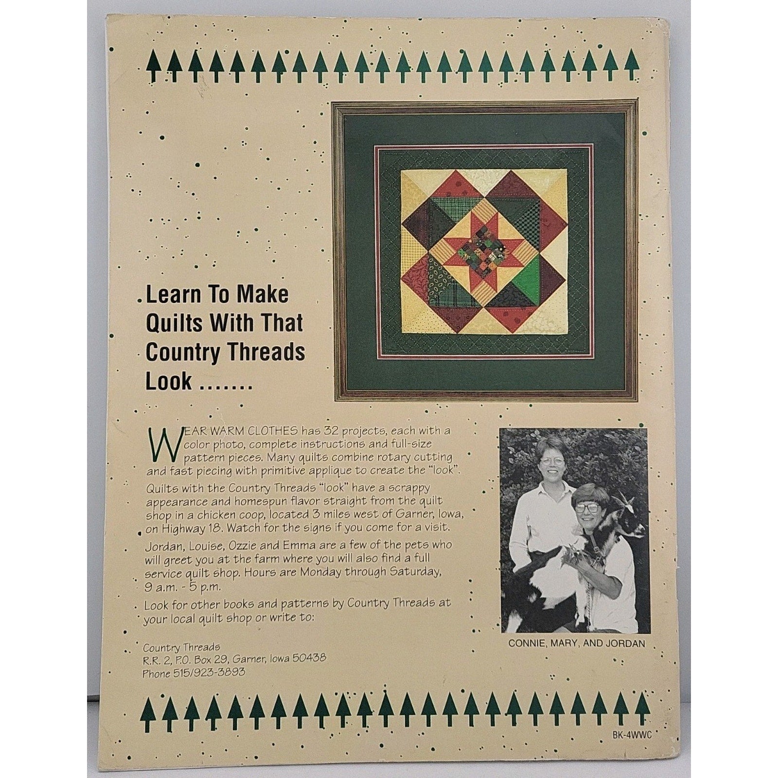 Wear Warm Clothes... A Collection of Lodge Quilts by Country Threads