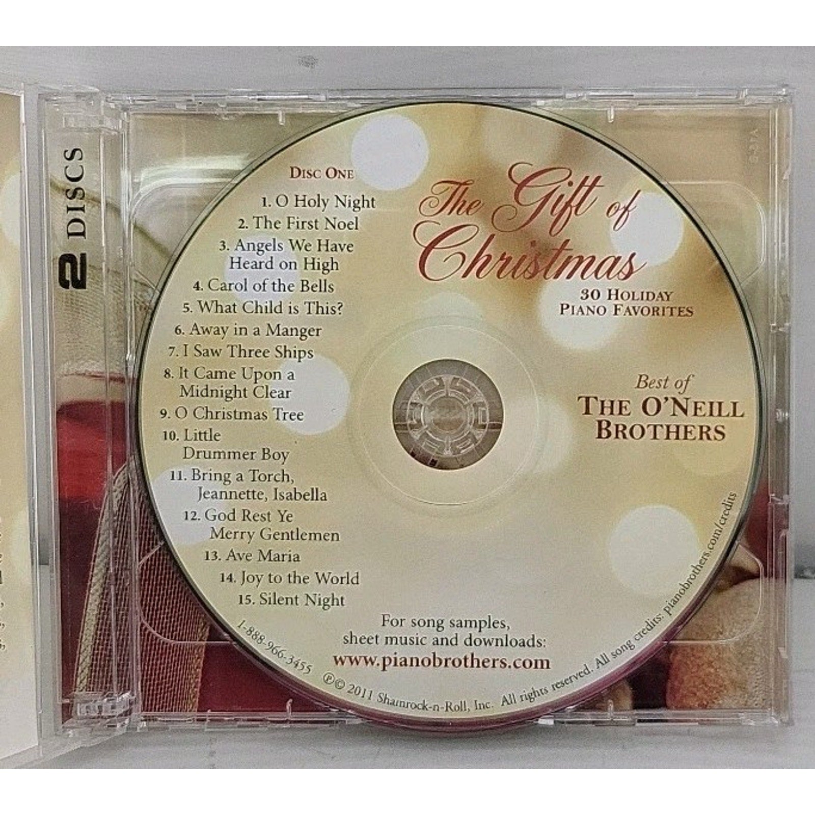 The Gift Of Christmas 30 Holiday Piano Favorites The ONeill Brothers 2 CD Set