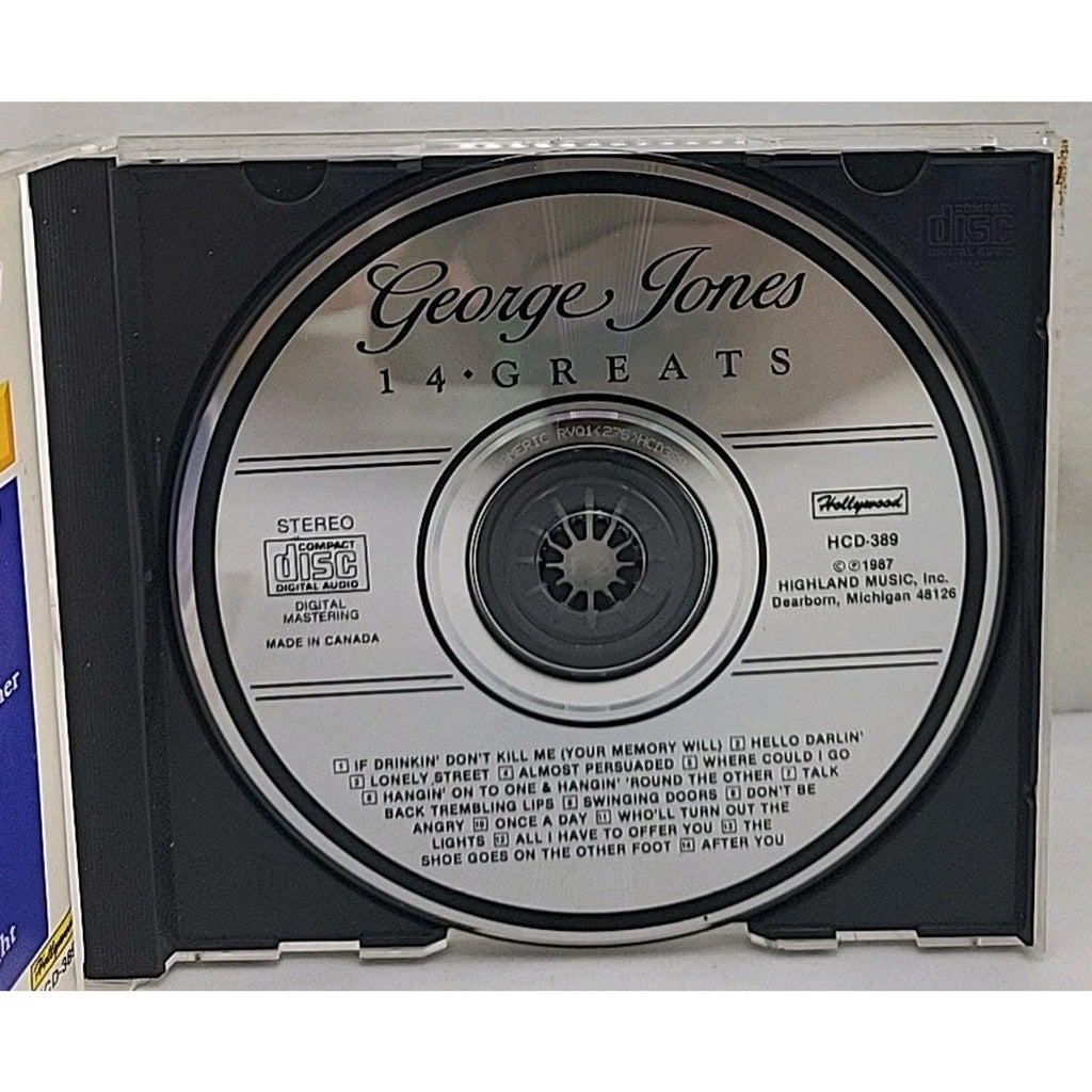 14 Greats by George Jones (CD, 1994)