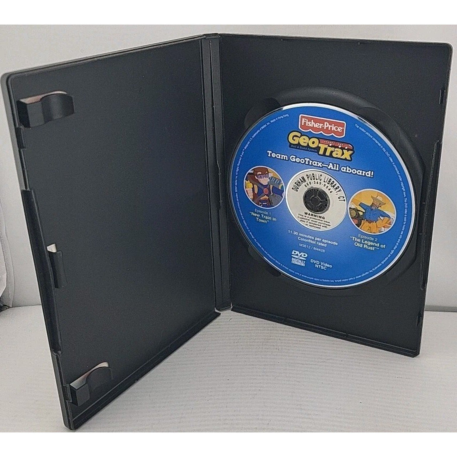 GeoTrax: Team Geo Trax - All Aboard (DVD, 2 episodes, Fisher-Price) Cartoon