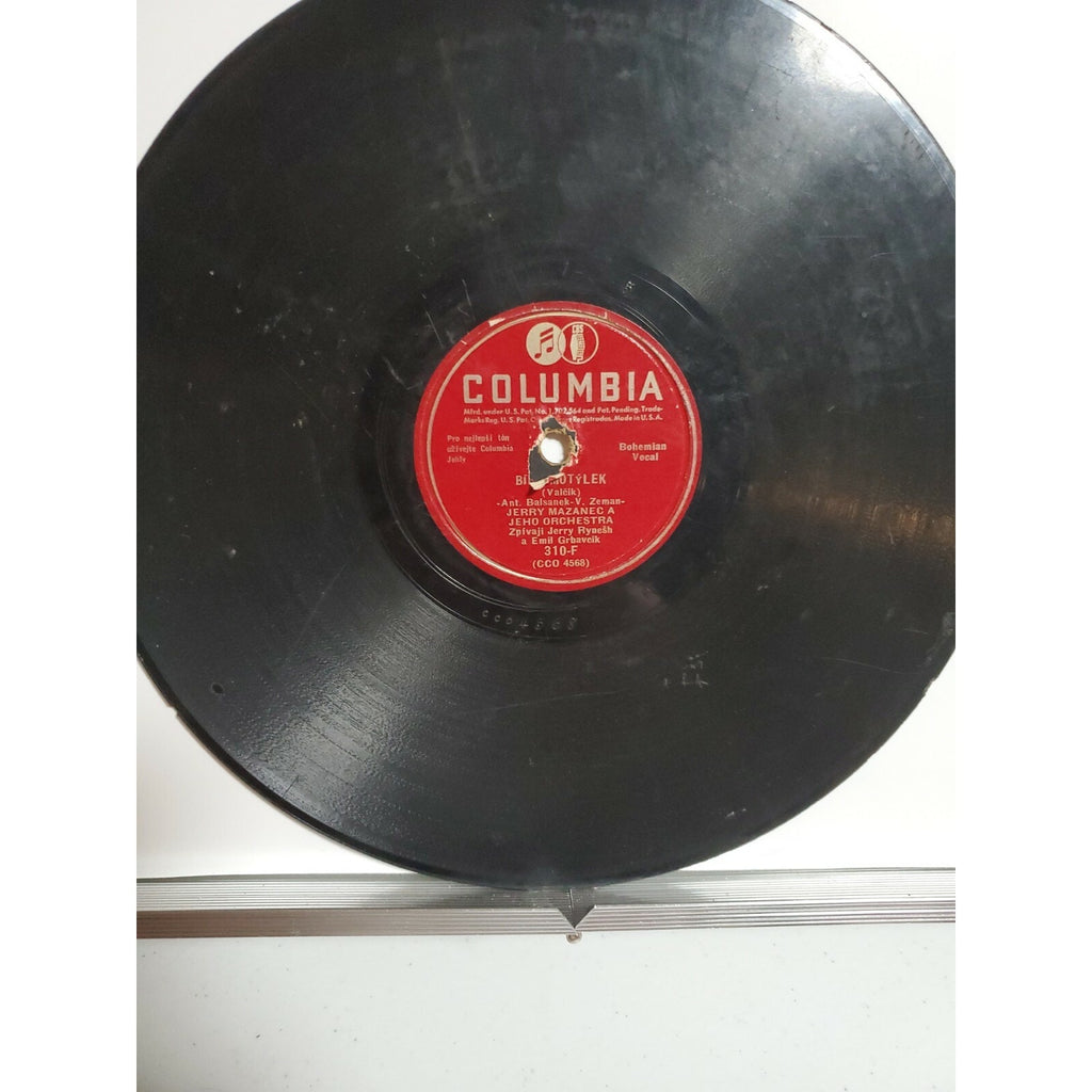Jerry Mazanec A Jeho Orchestra - Ophelia/Bily Motylek - Columbia - 310-F