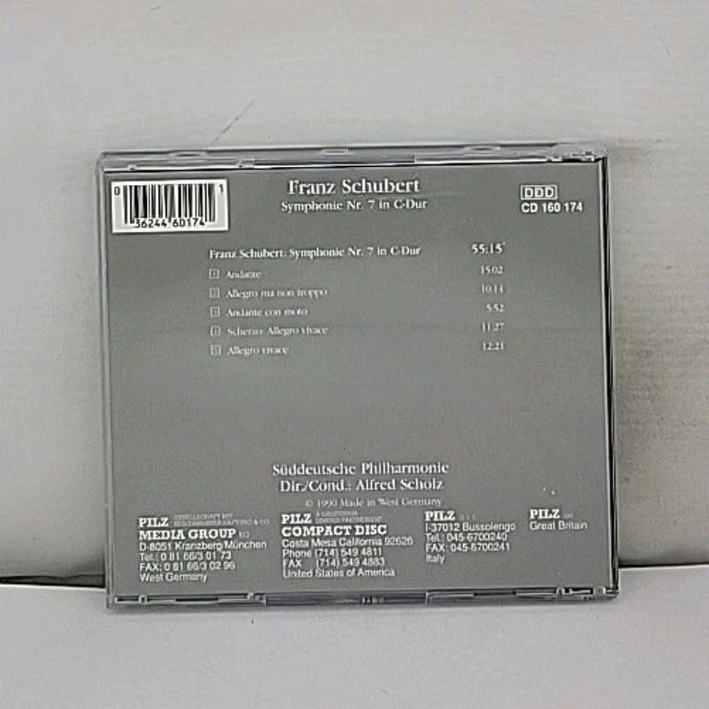 Pilz Vienna Master Series Franz Schubert Symphonie Nr 7 CD