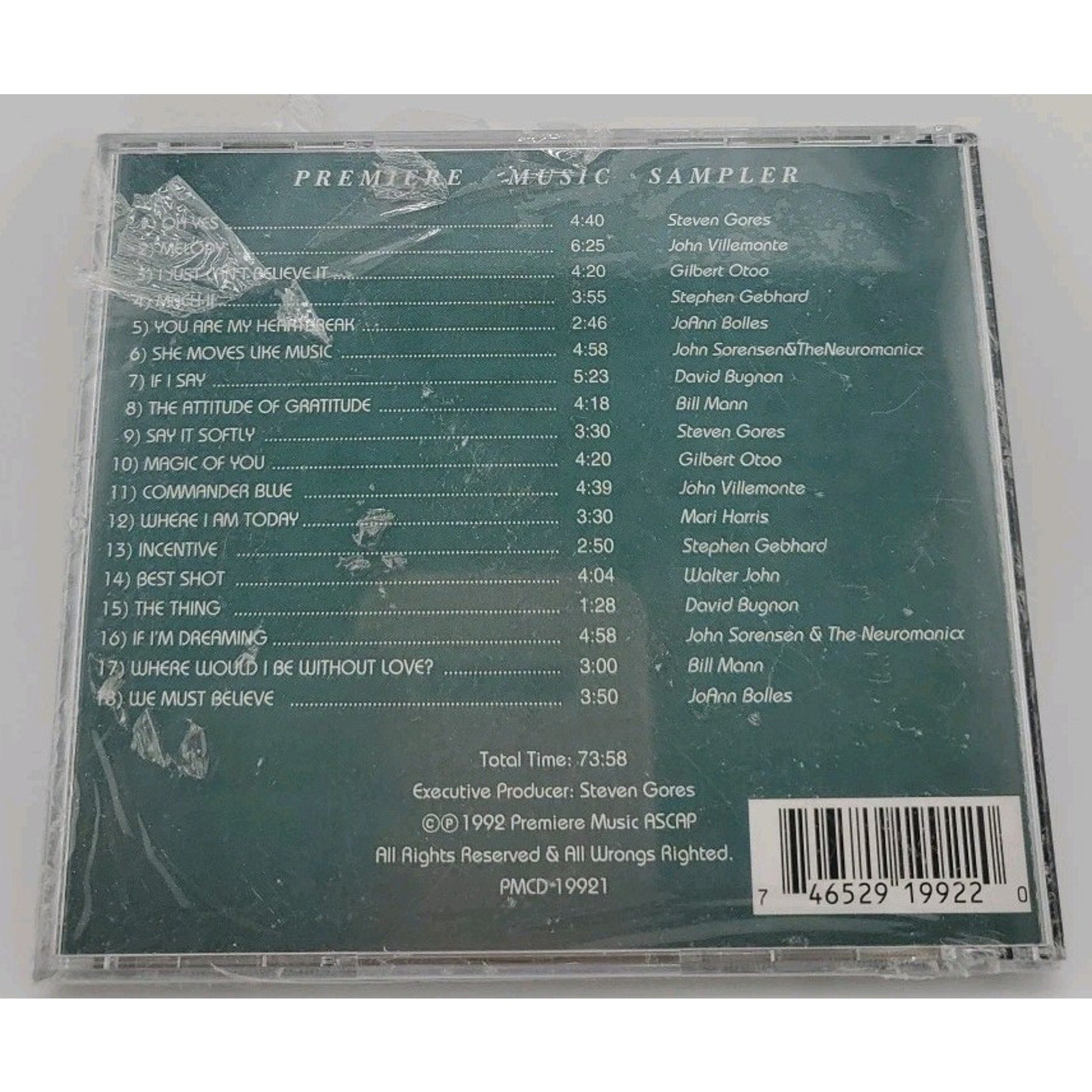 Premiere Music Sampler (CD) *Brand New*