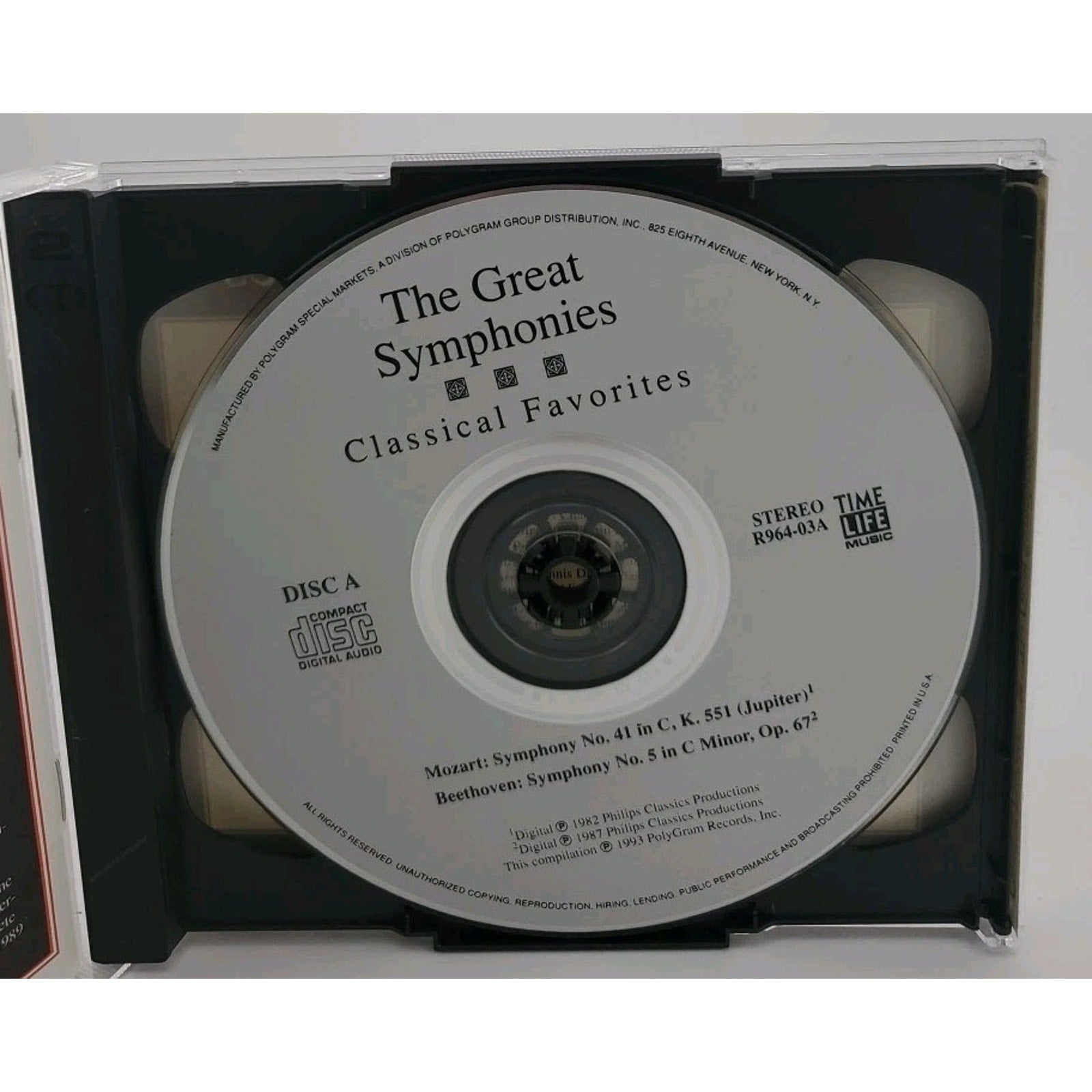 The Great Symphonies, Classical Favorites Time Life (CD)
