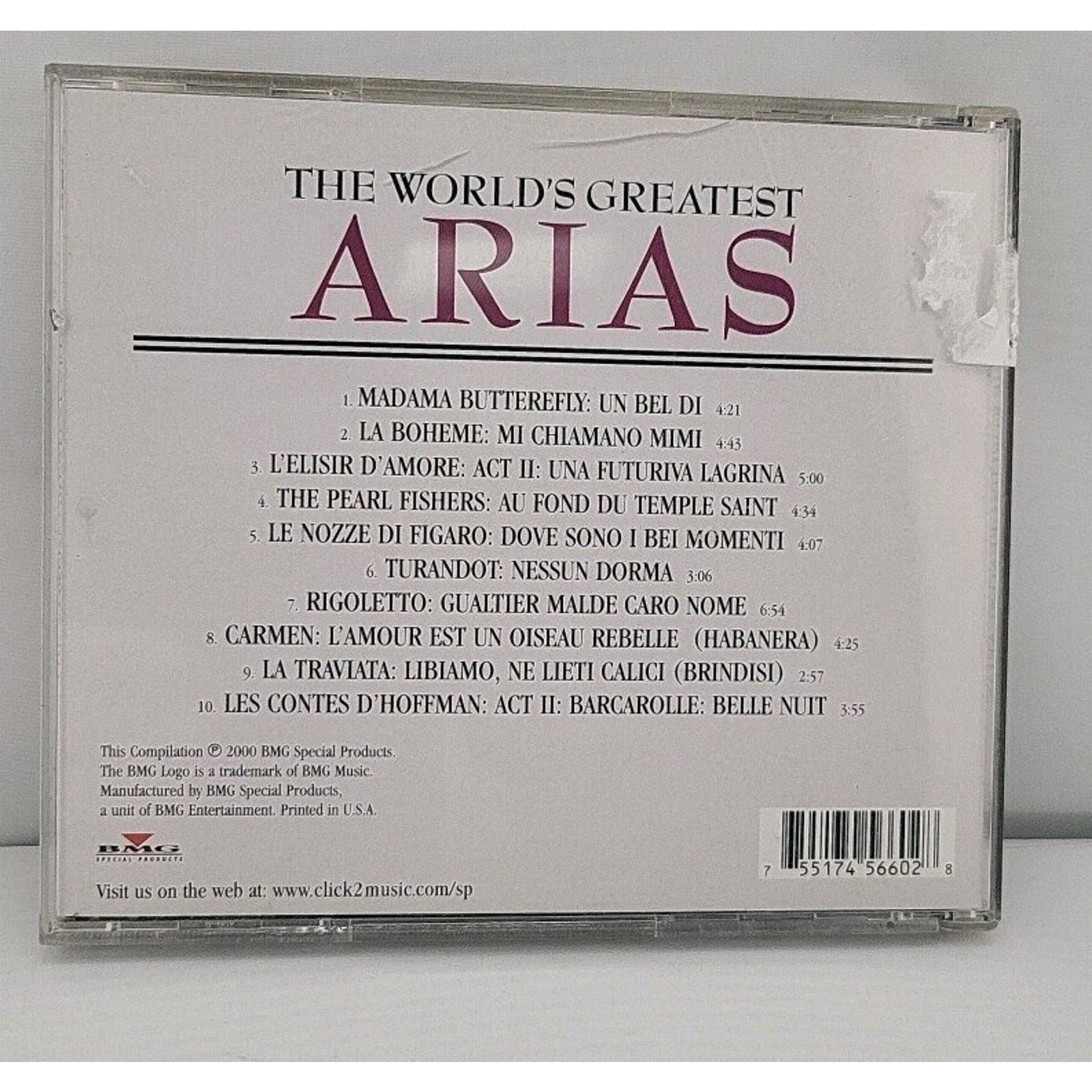World's Greatest Arias by Various (CD, 2000)