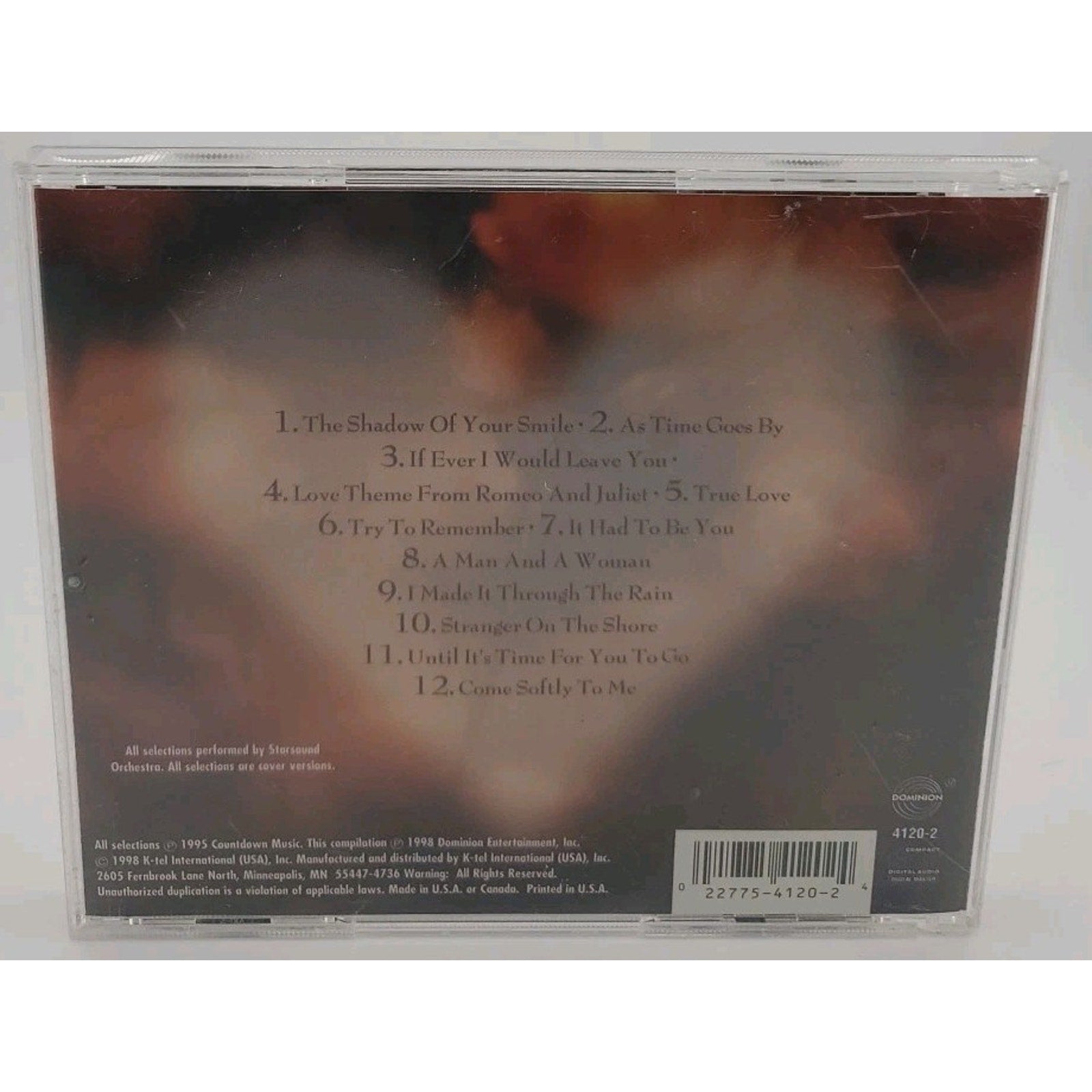 Romance and Love Vol. 3 by Starsound Orchestra (CD, May-1998, Dominion)