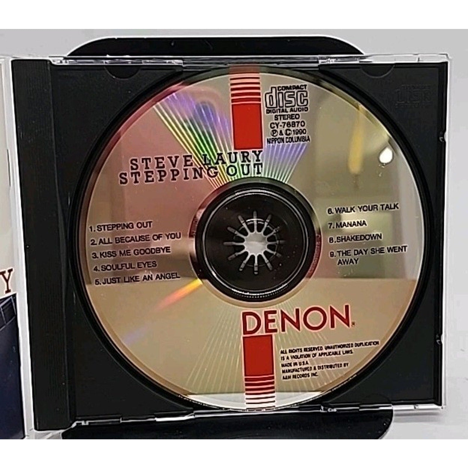 Stepping Out by Steve Laury (CD, 2005, Denon Records)