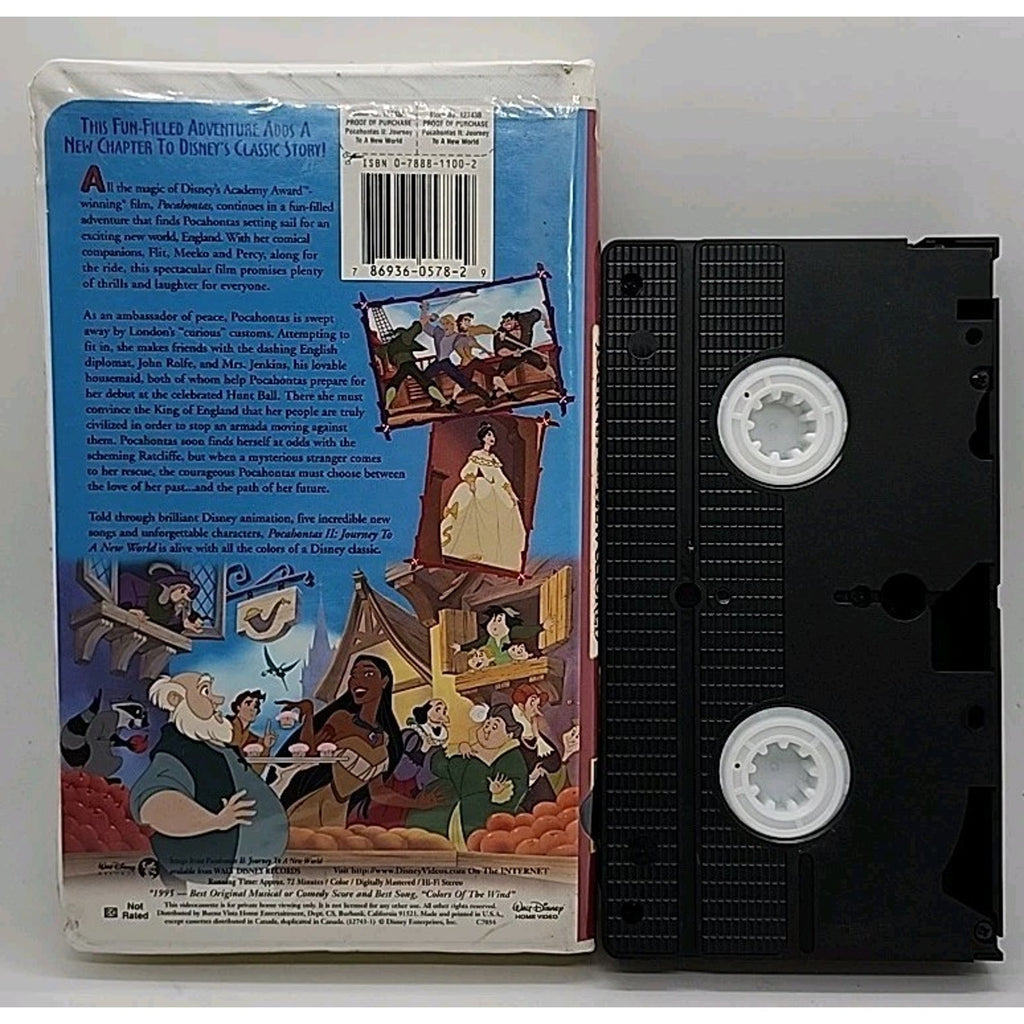 Pocahontas II: Journey To A New World (VHS, 1998)