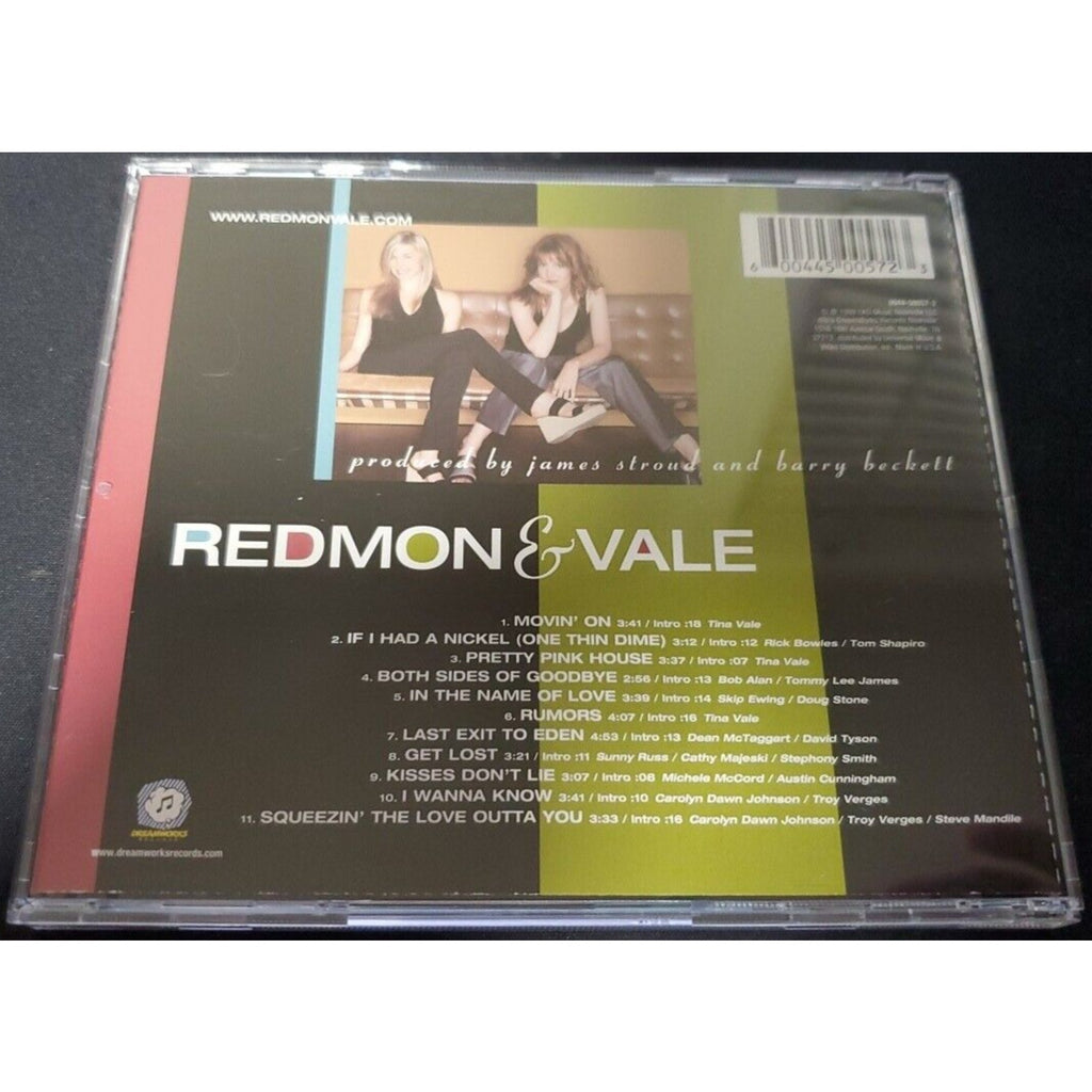 Redmon & Vale by Alison Redmon/Redmon and Vale (CD, Oct-1999, Dreamworks SKG)
