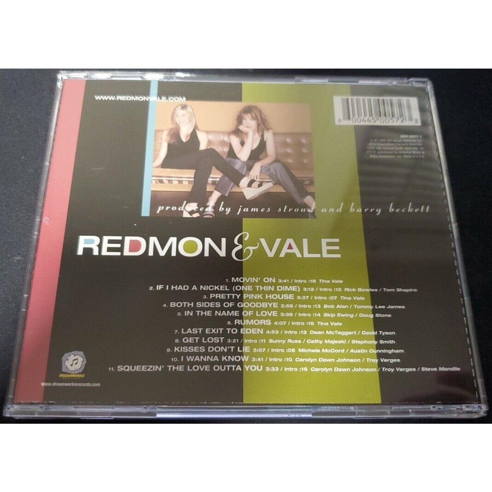 Redmon & Vale by Alison Redmon/Redmon and Vale (CD, Oct-1999, Dreamworks SKG)