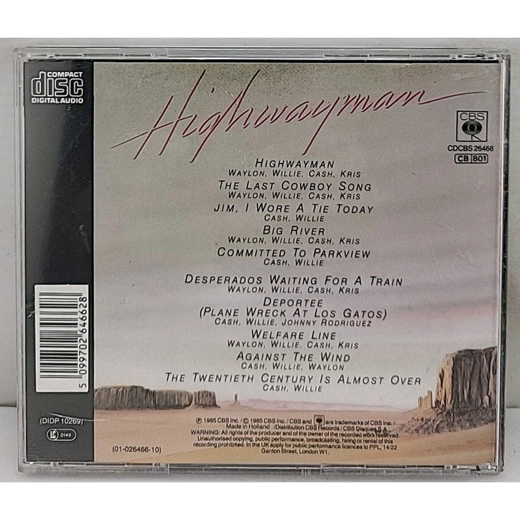 Jennings, Nelson, Cash, Kristofferson Highwayman CD