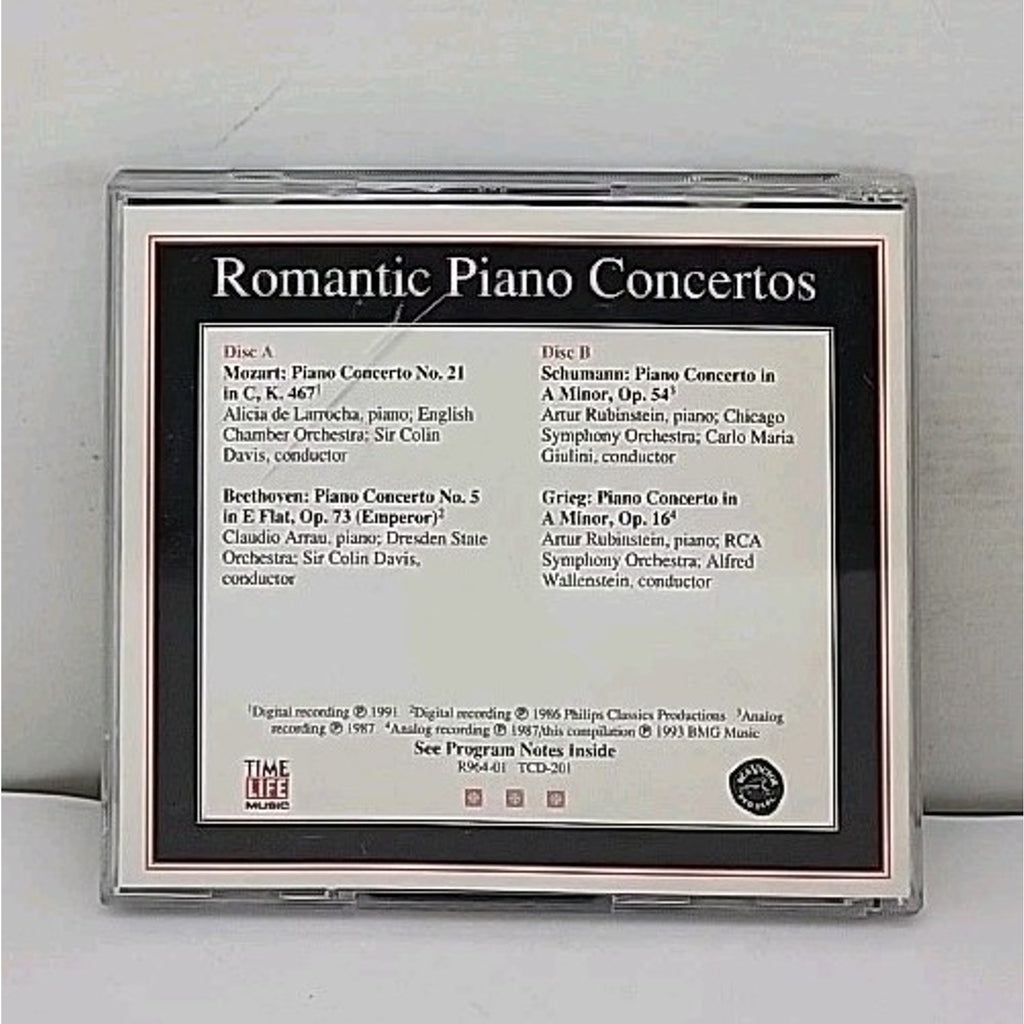 Romantic Piano Concertos: Time-Life Library of Classical Favorites (Cd) 2 Discs