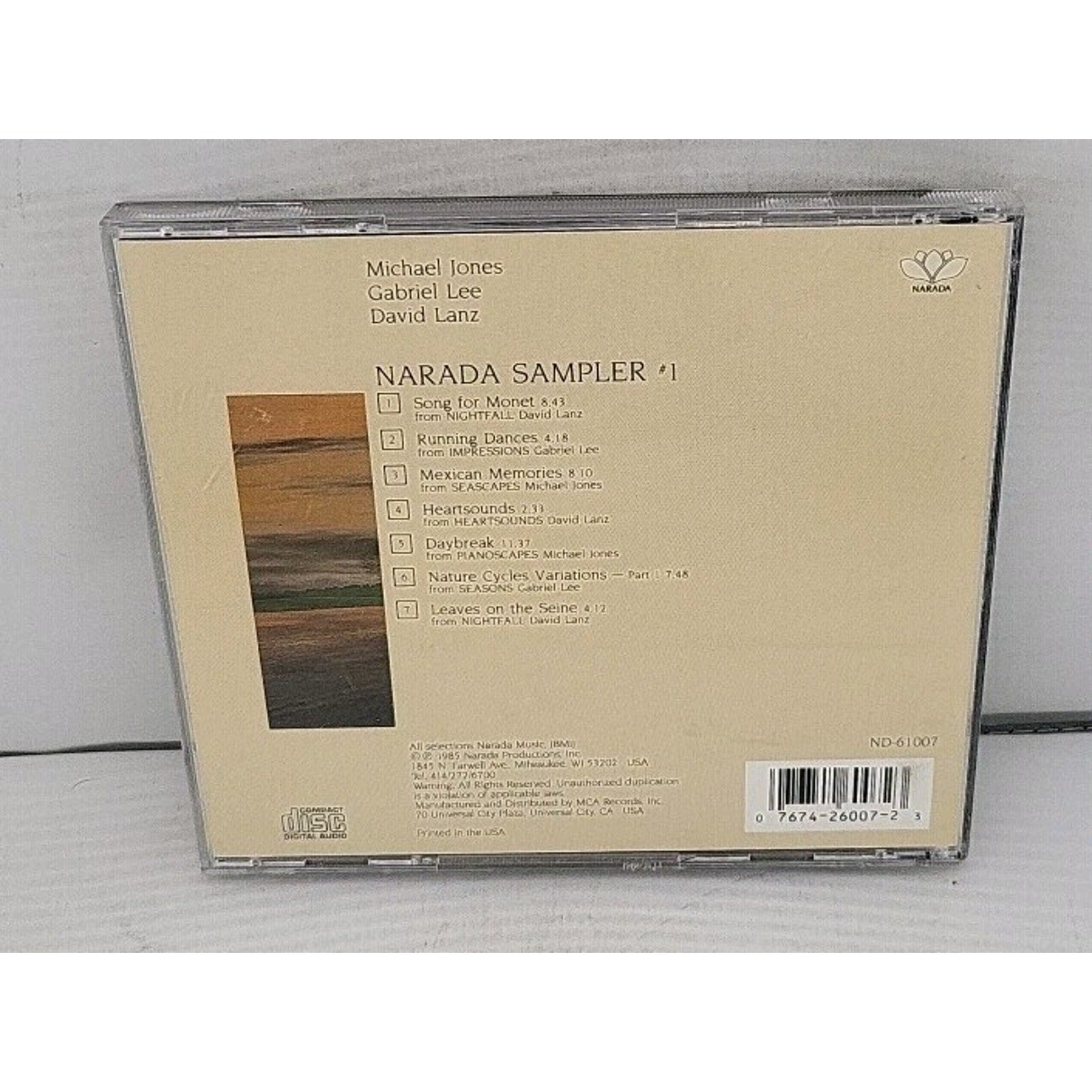 Various Artists - Narada Sampler 1 CD