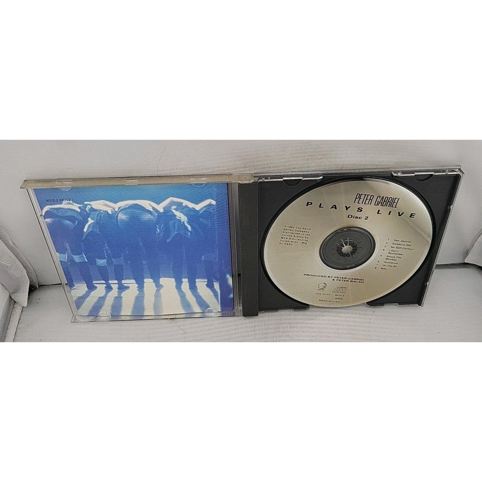 Plays Live by Peter Gabriel (CD, Jun-1983, Geffen) Disc 2