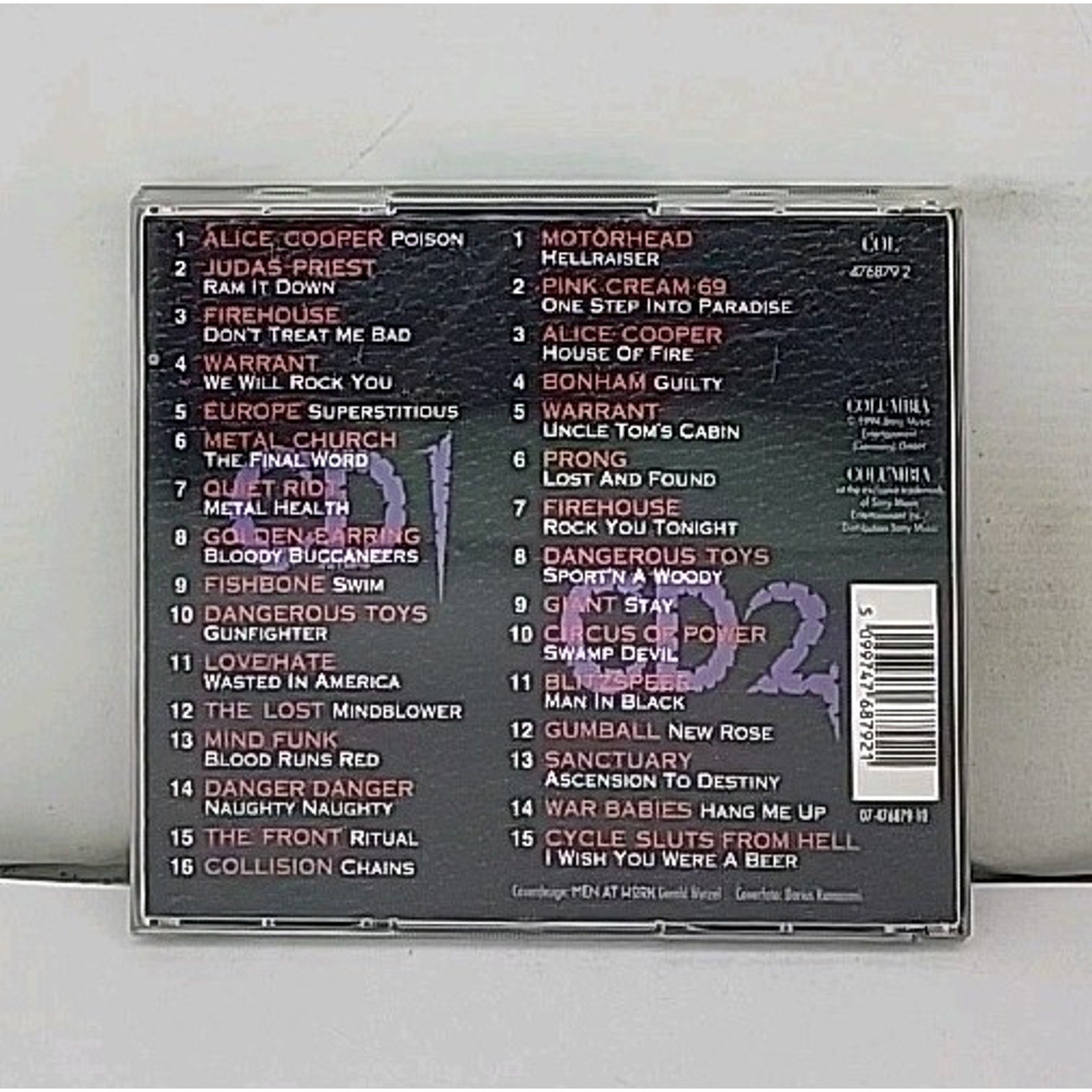 Hard 'N' Heavy Rebels - Alice Cooper, Judas Priest, Firehouse, Warrant, Europe,