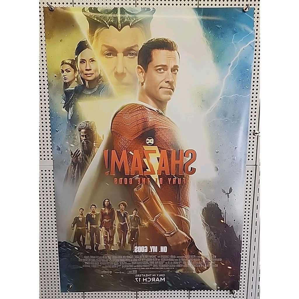 Shazam Fury of the Gods 2023 Double Sided Original Movie Poster 27"x40"