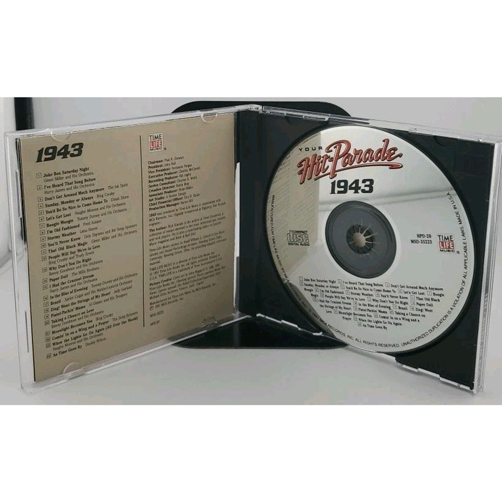 Time Life Your Hit Parade 1943 CD Various Artists