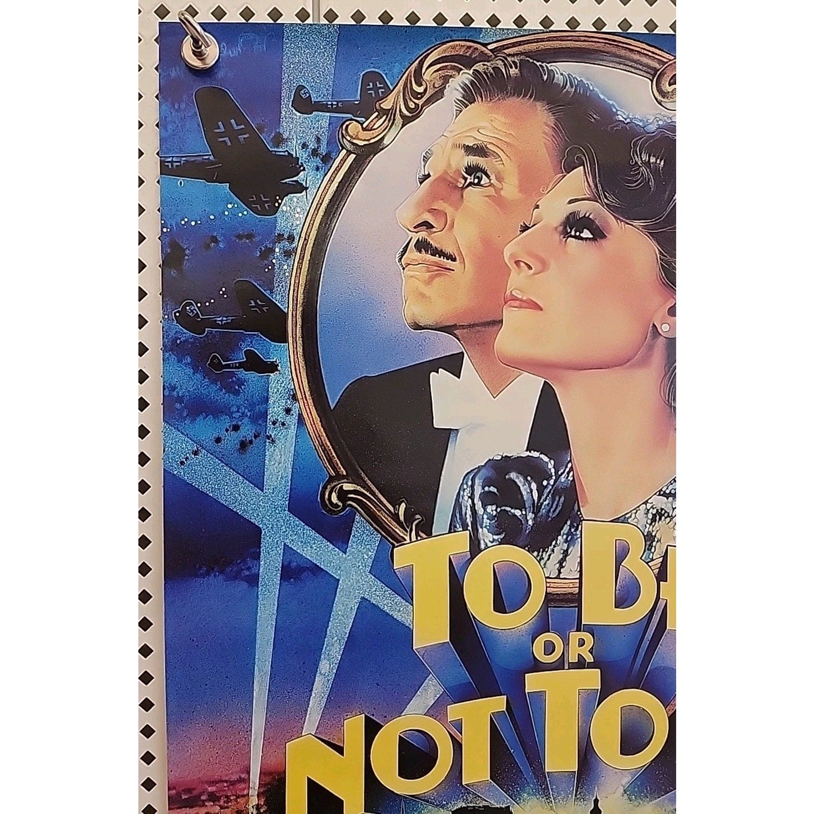 To Be or Not To Be 1983 VHS Release Movie Poster 15x20 Mel Brooks
