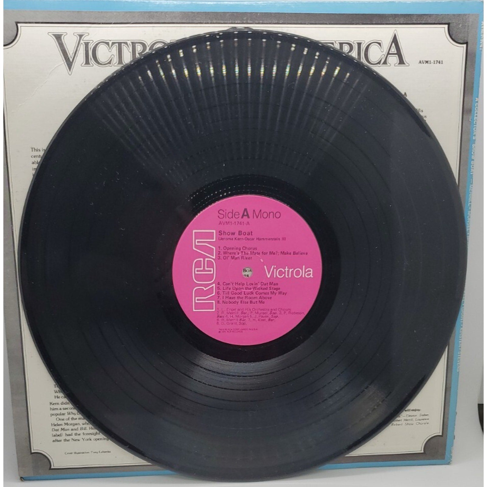 1976 Victrola America A Collector's SHOW BOAT Soundtrack Vinyl LP