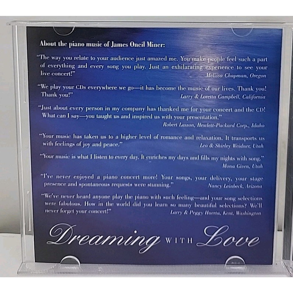 Dreaming with Love - Audio CD By James Oneil Miner