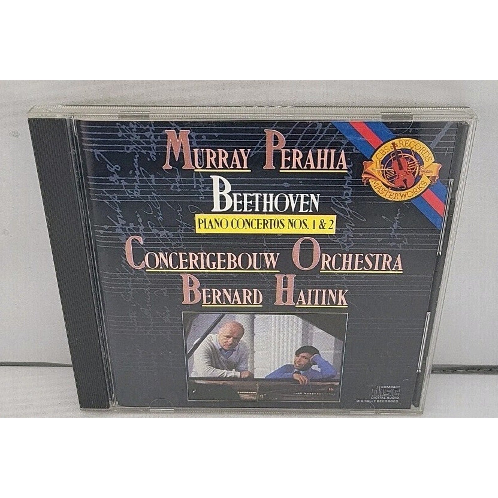 Piano Concerti 1 & 2 by Beethoven / Perahia / Cgb (CD, 1987)