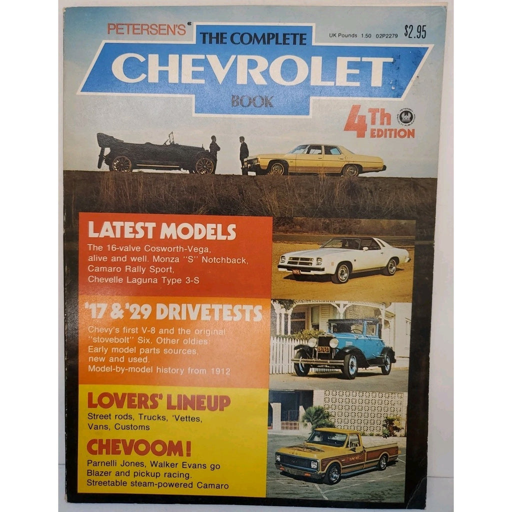 Peterson's Complete Chevrolet Book Chevy Manual 4th Edition 1975 PB