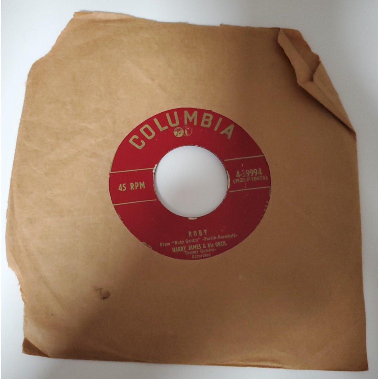 Harry James & His Orch. - Palladium Party - 45RPM Record - Singles