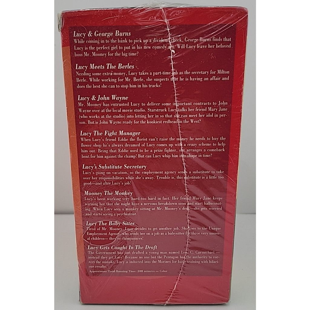 The Lucy Show 4 VHS Tape Set Collection 8 Classic Episodes *Brand New*