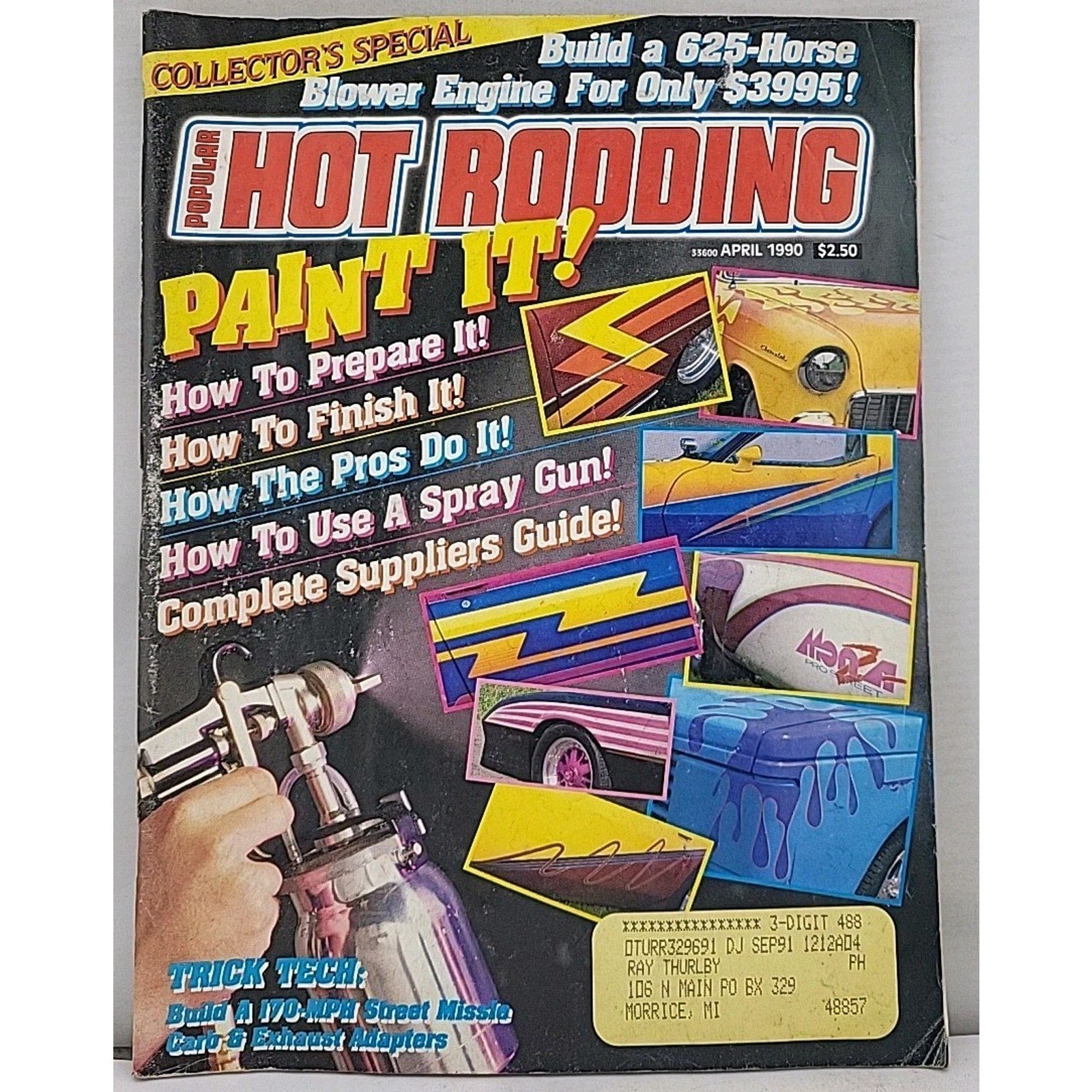 Collector's Special Popular Hot Rodding Magazine - April 1990 Volume 29 Number 4