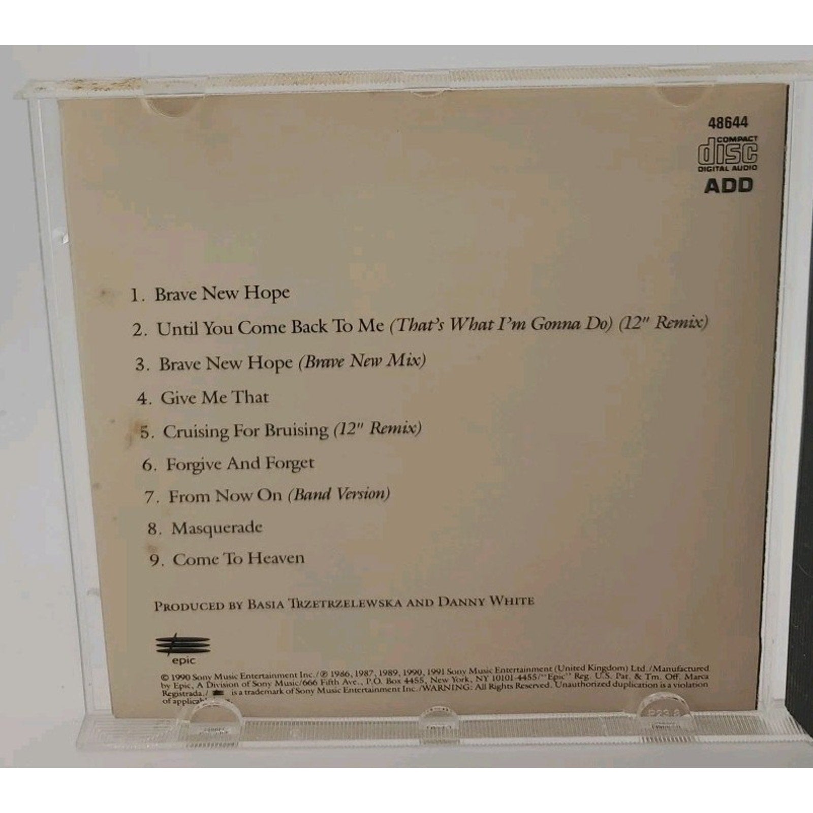 Brave New Hope by Basia (CD, 1991)